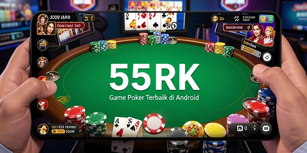 Tangkapan layar 55RK menampilkan gameplay seru dan interaktif di Poker.