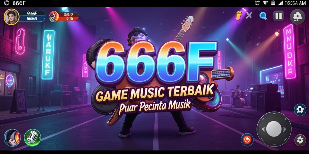 Tampilan gameplay 666F yang penuh semangat dan warna.