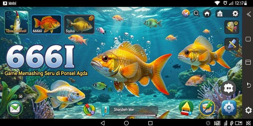Tampilan gameplay memancing yang menakjubkan di 666I.