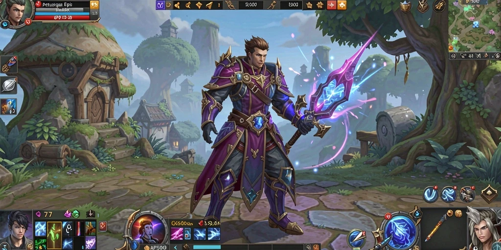 Tampilan gameplay menakjubkan dari API5000 dalam dunia ARPG.