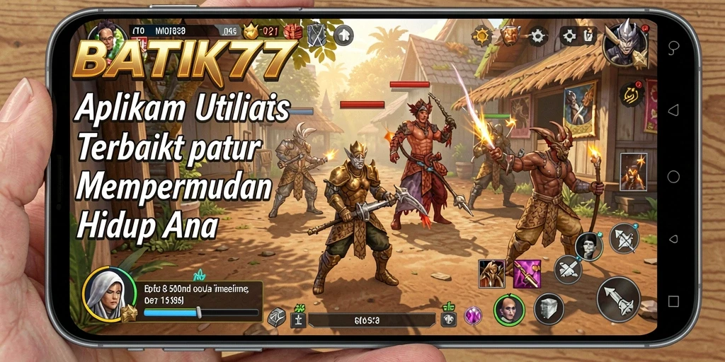 Screenshot BATIK77 menampilkan antarmuka aplikasi yang ramah pengguna.