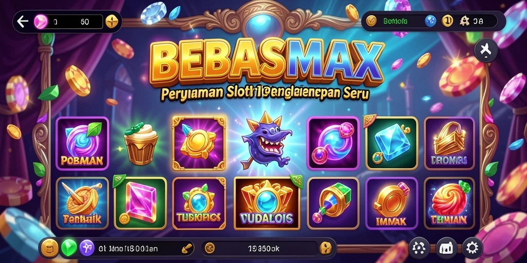 Tampilan menarik gameplay Slot di BEBASMAX yang seru.