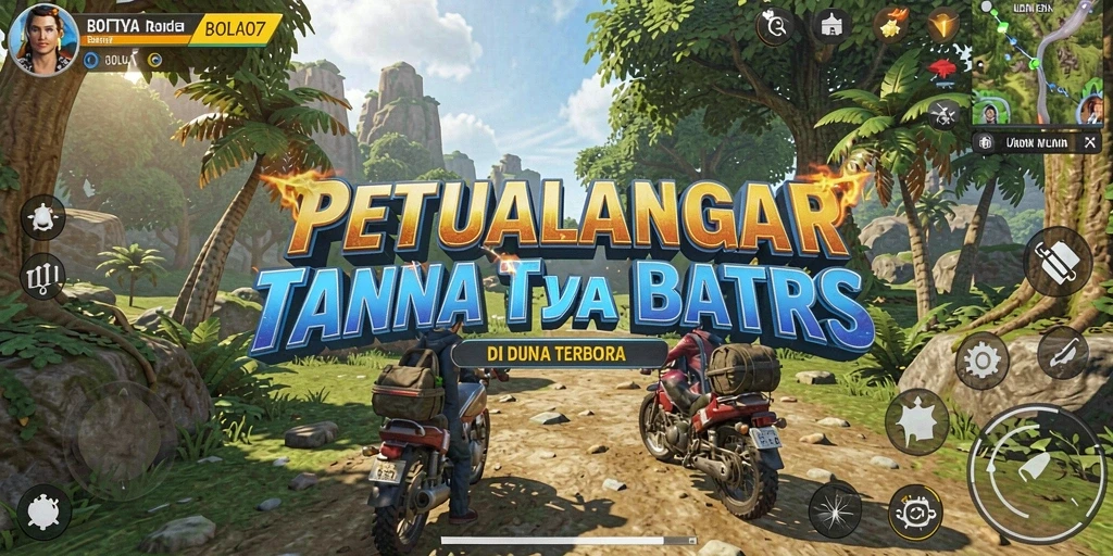 Tampilan gameplay BOLA07 yang memukau dalam dunia terbuka.