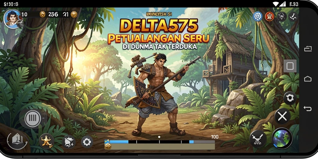 Gameplay seru dan menegangkan dalam DELTA575.