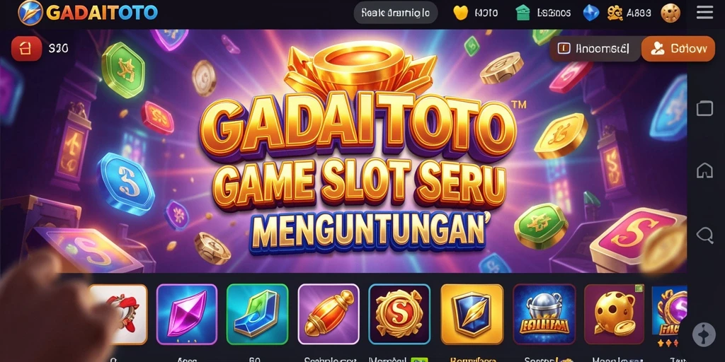 Screenshot GADAITOTO menampilkan gameplay Slot yang menarik.