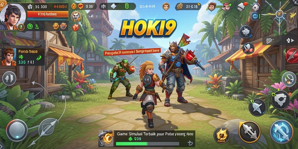 Tampilan screenshot utama HOKI9 menampilkan gameplay simulasi yang menarik dan interaktif.