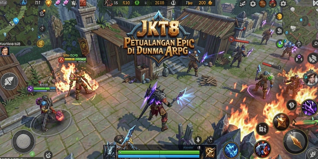 Gameplay seru JKT8 dengan pertarungan yang mendebarkan di dunia ARPG.