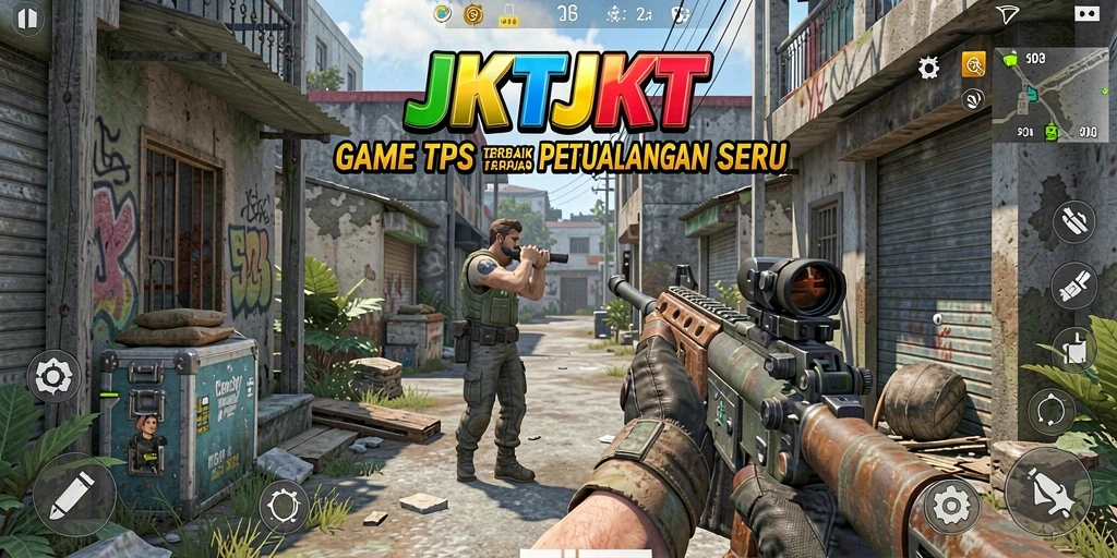 Tampilan gameplay JKTJKT yang menegangkan dan seru.