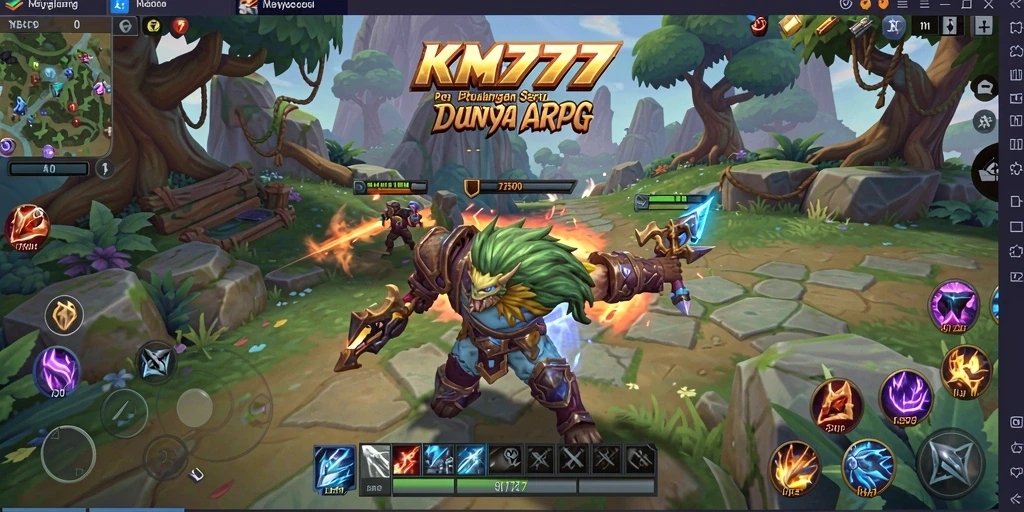Tangkapan layar gameplay ARPG yang mendebarkan dan penuh aksi.