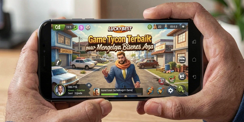Screenshot LUCKYBEST menunjukkan gameplay Tycoon yang menarik dan interaktif.