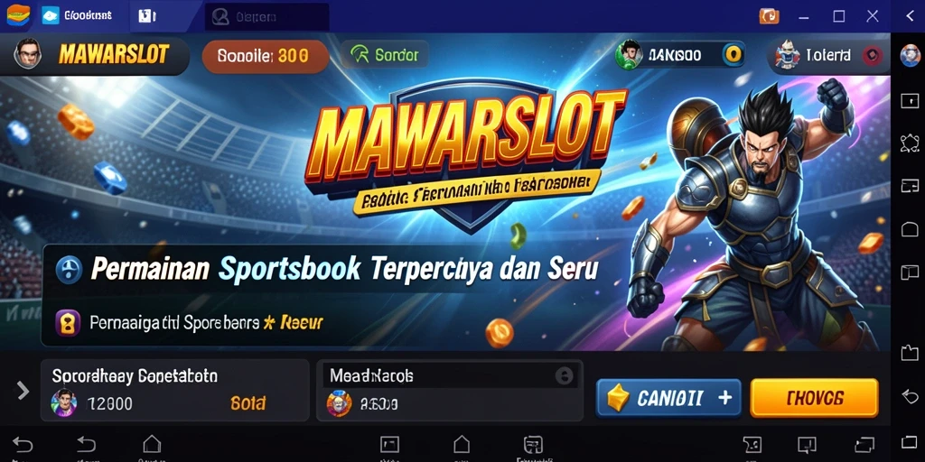 Tampilan gameplay MAWARSLOT yang menarik dengan berbagai pilihan sportsbook.