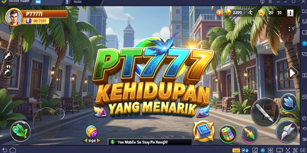 Screenshot gameplay PT777 menunjukkan momen interaksi karakter yang menarik.