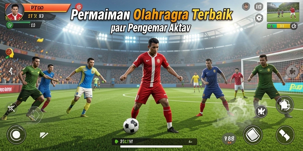 Screenshot PT89 menampilkan gameplay seru dalam pertandingan olahraga.