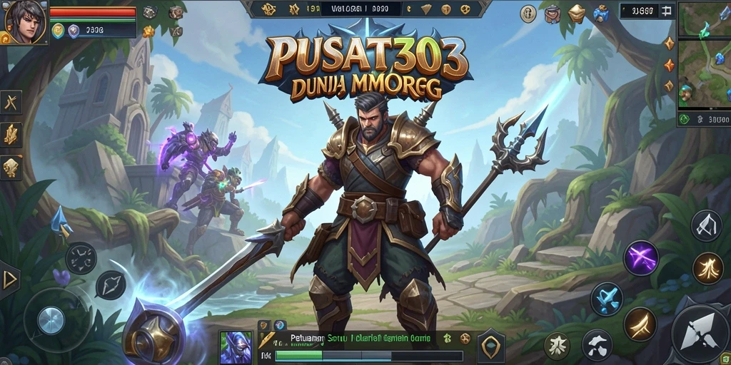 Tampilan gameplay PUSAT303 yang memikat dalam petualangan MMORPG.