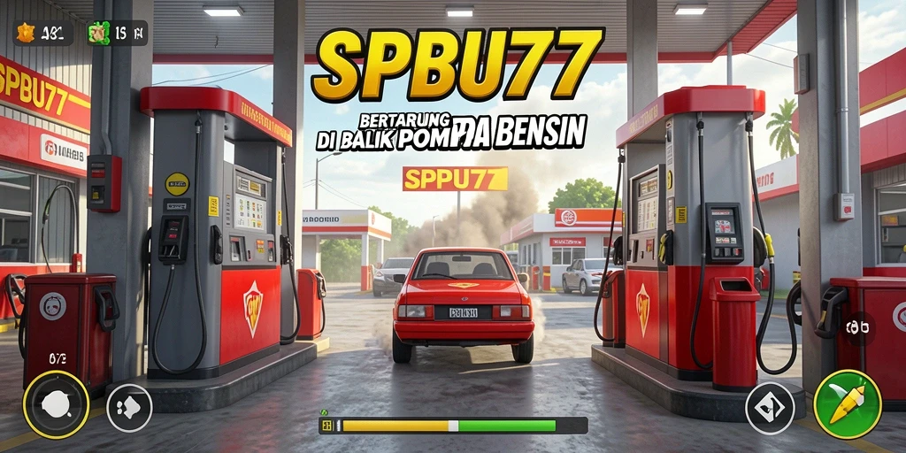 Tampilan gameplay seru di SPBU77 dengan aksi bertarung yang mendebarkan.