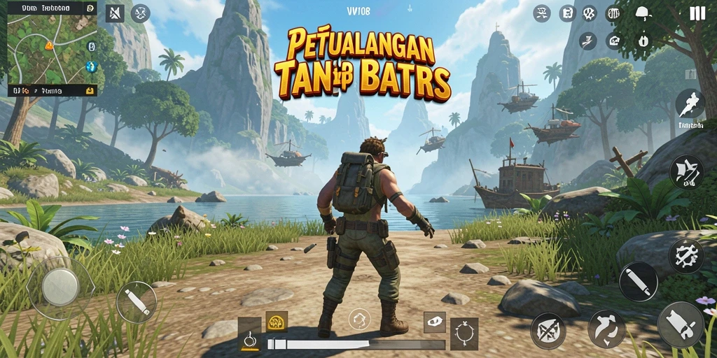 Tampilan gameplay VW108 yang imersif dalam dunia terbuka.